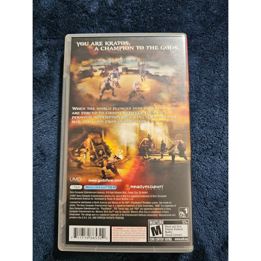 God of War Chains of Olympus Sony PSP Greatest Hits Action Game CIB